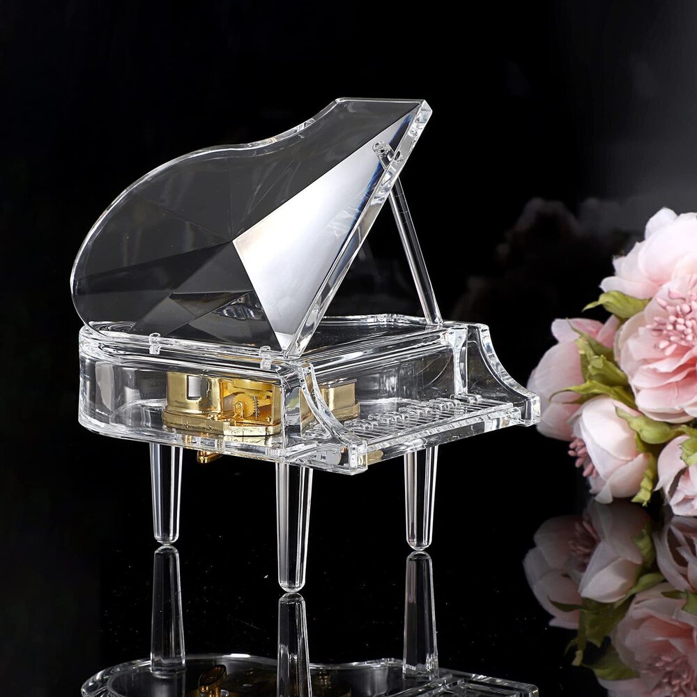 6866 Piano Music Box, Mechanical Clockwork Decorative Piano Musical